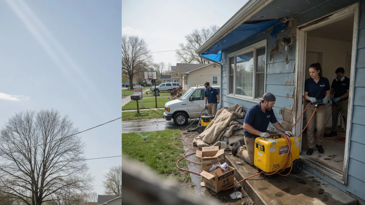 Basement Flood Cleanup in Claude, TX near me